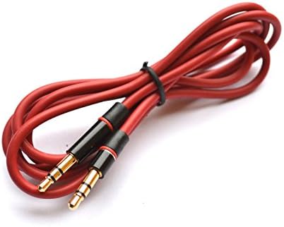 Bargains Depot Electronics® Products Brand New 2.5 ft 3.5mm Red Replacement cable for Soul Elite High-Definition Headphones + Free Gift