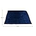 Kritter Planet Dog Blankets for Large Dogs, Soft Fluffy Fleece Pet Blankets for Couch, Sofa, Dog Beds, Car Seats, Creat, Washable, 50x60 inches, Blue