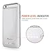 iPhone 6S Battery Case - iPhone 6 Battery Case, Trianium Atomic S iPhone 6 6S Portable Charger Charging Case [White/Silver] - 3100mAh Battery Pack Juice Bank [MFI Apple Certified]