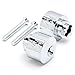 Chrome Engraved Bar Ends Weights Sliders Compatible with Honda RR CBR 600 900 929 954 1000 Chrome Bar Ends 