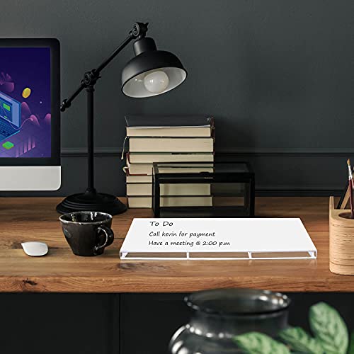 Small Acrylic Desktop DryErase Whiteboard Computer Keyboard Stand