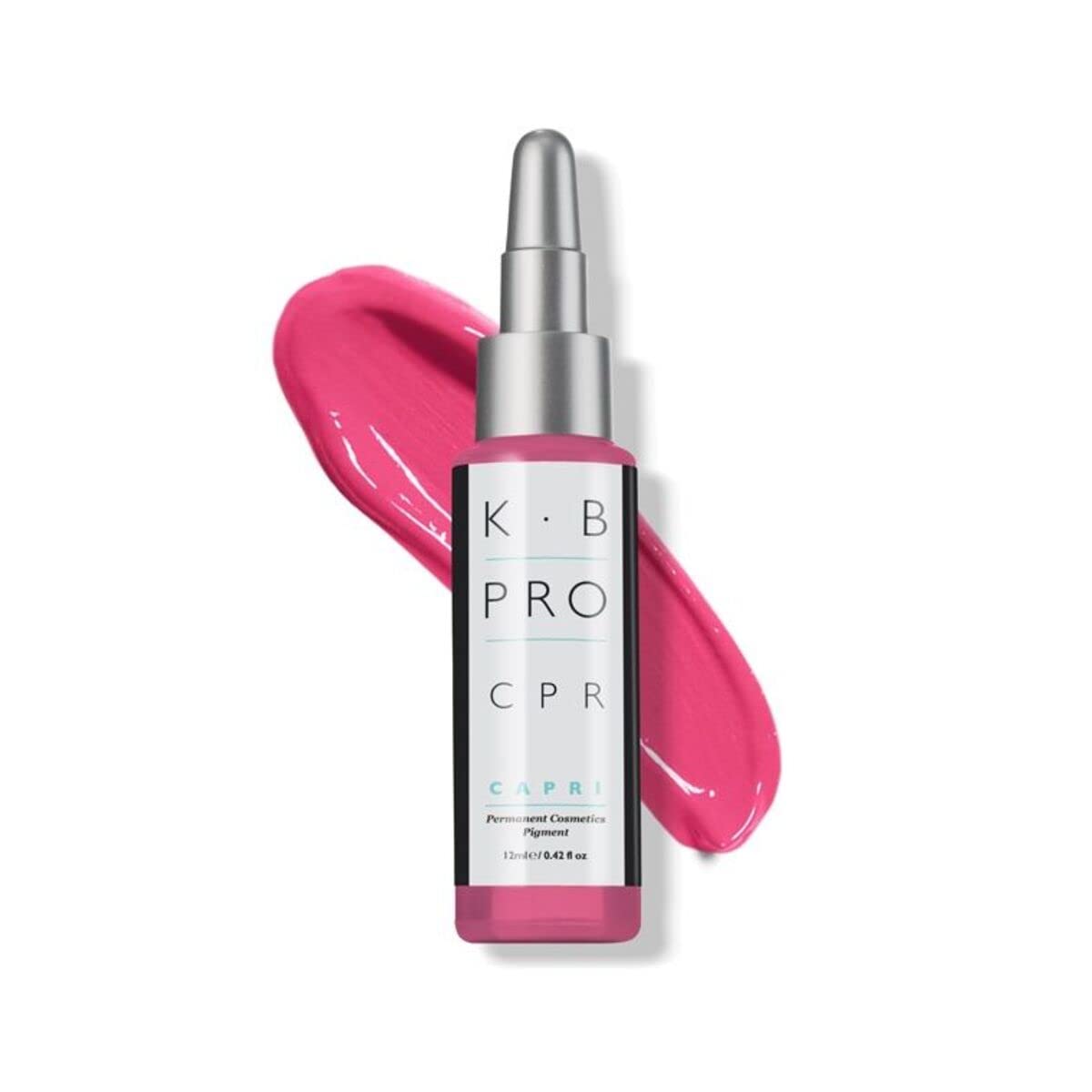 K.B Pro Microblading PMU Lip Pigments, Long Lasting Results, Harmonious Fade, True to Colour Heal, Varying Titanium Levels Create Light to Full Coverage, Capri- Pink Passion, 12 ml โ image 1