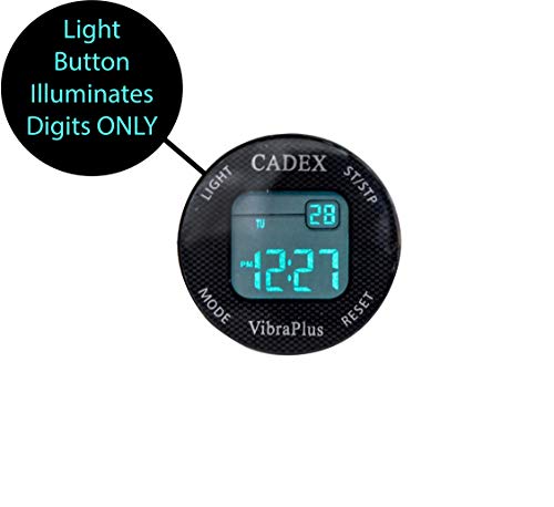 Cadex VibraPlus Sport – 8 Alarm Reminder Watch with Vibrating/Beep Notifications – Rubber Sport Band