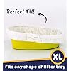 Pettiny-20-XL-Cat-Litter-Tray-Liners-with-Drawstrings-Scratch-Resistant-Bags-for-Extra-Large-Litter-Box Pettiny 20 XL Cat Litter Tray Liners with Drawstrings Scratch Resistant Bags for Extra Large Litter Box