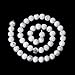 CHEAVIAN 8mm 45PCS Natural White Howlite Gemstone Round Loose Stone Beads for Jewelry Making DIY Crafts Design 1 Strand 15