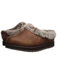 Skechers BOBS Keepsakes-R E M Wide - Corbata con forro de piel sintética para mujer, con viscoelástica