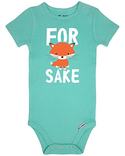 Panoware Bee Funny Baby Bodysuit | For Fox Sake, Chill, 3-6 Months