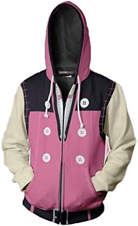 Hoodies & Sweatshirts Three-Dimensional Printing Cosplay Animation Surrounding Men's Zipper Cardigan and Cap Guard Kingdom Heart Sola