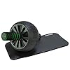 Tunturi AB roller- Buikspiertrainer – Trainingswiel – met NBR kniemat