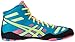 Asics Men's JB Elite Wrestling Shoe,Teal/Flash Yellow/Pink,9.5 M US/42 EU