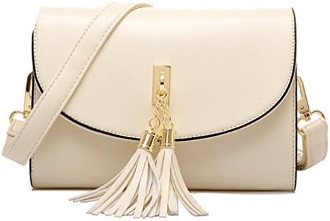 Outdoor Small Fringed Messenger Ladies Bag by Eyedow Kingdom Europe PU Soft Leather Handbags Crossbody Shoulder Pretty Girls and Women