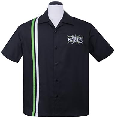 Steady Clothing Men's Rat Fink Roth Racer Button Up Shirt L