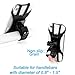 ZTSXLLIM Bike Phone Mount, Detachable 360° Rotation Bicycle Phone Holder