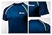 TM-MTS03-MNB_Medium Tesla Men's HyperDri Short Sleeve T-Shirt Athletic Cool Running Top MTS03