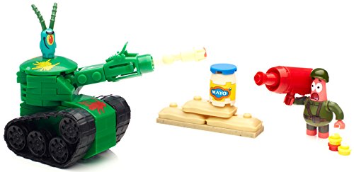 Mega Bloks SpongeBob Pickle Tank Attack Building Set