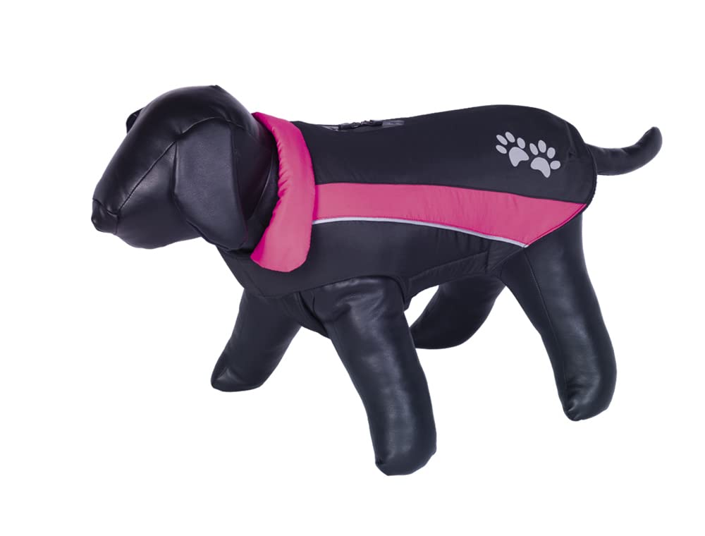Nobby Sabi 65301 Dog Coat 48 cm Black/Pink