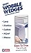 The Original Wobble Wedge Flexible Plastic Shims-Made in USA- Multi-Purpose Leveling Shim for Home Improvement, Furniture & Toilet Leveler, White Plastic Wedges for Tables, Wood Floors & Tile, 75 Pack