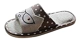WoDeal Women and Men Novelty Cartoon Character Flax Cute Totes Funny House Bedroom Romeo Slippers Payless