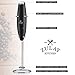 Zulay Froth Mate Powerful Milk Frother for Coffee - Portable & Compact Handheld Foam Maker for Lattes, Cappuccinos, Matcha, Hot Chocolate - Milk Foamer Frother - No Stand Electric Whisk - Matte Black