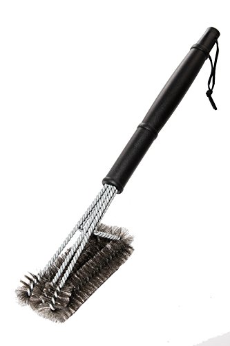 Juvale BBQ Grill Brush - Barbecue Stainless Steel Scraper Tool - Large BBQ Grill Bristle, Woven Wire Grilling Accessories For Grill Grate Cleaning - 18 Inches