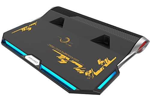 ThreeLeaf T90Ord Gaming Cooling Pad for 14"-17" Laptop(Ajustable Storm Airflow up To 4000RPM, Led/Fans Switch, Extra Usb Port) Turbine 2Fan