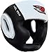 RDX Cow Hide Leather Boxing MMA Headgear UFC Head Guard Sparring Helmet Protector Fighting (CE Certified Approved by SATRA)