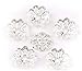 Beautiful Bead 6mm Silver Tone Flower Bead Caps for Jewelry Making (About 500pcs)