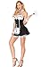 French Maid Costume - XS- 5XL Women Sexy Naughty French Maid Fancy Dress Uniform For Halloween (4XL)