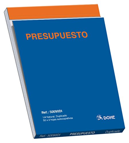 Dohe 50090DI – Landscape Quarter Invoice Book I.G.I.C. Duplicate.