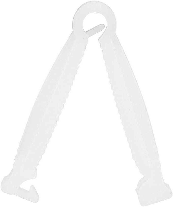 100pcs Disposable Umbilical Cord Clamps Thicken Plastic Piglet Whelping Kits for Pig Farm Equipment, 1 count (Pack of 100)