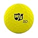 WILSON Staff Fifty Elite Golf Ball, Yellow