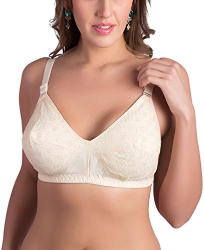 Women's Full Cup Non Padded Non Wired Bra