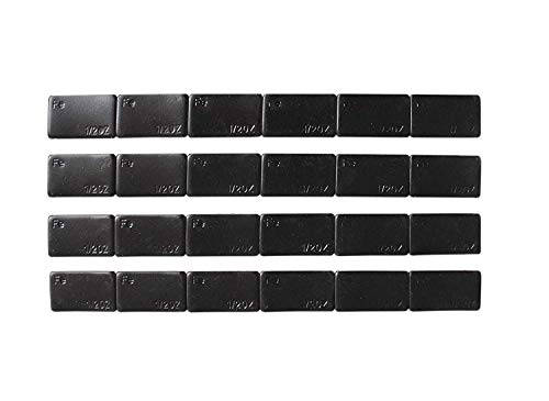 Accretion 1/2 Oz Black Lead Free Adhesive Backed Wheel Weights (12 Oz Pack)