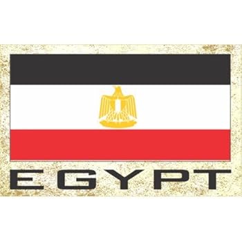 Flag Fridge Refrigerator Magnets - Asia & Africa Grp 1 (1-Pack, Country: Egypt )