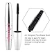 4D Silk Fiber Lash Waterproof Mascara, Extra Long Lash Mascara and Thick, Long Lasting, No fading