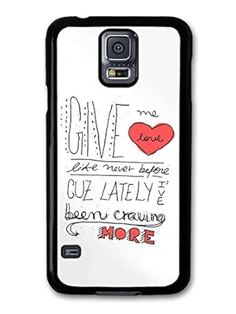 Ed Sheeran Give Me Love Lyrics Case For Samsung Galaxy Amazon De