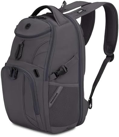 Amazon.com: SwissGear 1186 Special Edition 13 Laptop Backpack Black/Gold   Compact Tech Bag with Reflective Accents  Multiple Organizer Pockets with  Bungee Cords & D-ring Attachment Point : Electronics