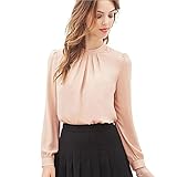FAPIZI Women Blouse ♥ Women Summer Fold Casual Chiffon Long Sleeve Shirt Tops Blouse