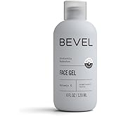 Bevel Face Moisturizer Gel for Men with Vitamin C and Tea Tree Oil | With tea tree oil, apple extract and vitamin c, instantly hydrates without shiny residue or clogging pores
