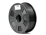 GP3D PLA Black 3D Printer Filament - 1KG 1.75mm 2.2lbs. Compatible With 3D Printers Reprap, Makerbot Replicator 2, Makergear M2 and up, Afinia, Solidoodle 2, Printrbot