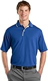 Sport-Tek Men's Dri Mesh Polo with Tipped Collar and Piping