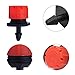 1/4 Inch Adjustable Drip Irrigation Parts, Irrigation Drippers Sprinklers for Drip Irrigation System (100)