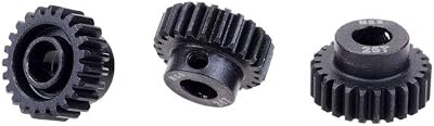 DollaTek 3PCS M0.6 Metal Pinion Gear 17T-28T for 5mm Shaft RC Cars