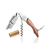 Professional Waiter's Wine Opener by XO Reserve - Double Hinged Corkscrew for Home, Bartending & Kitchen Needs - Premium Bar Tools for the Sommelier in You