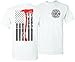 Patriot Apparel Thin Red Line T-Shirt Axe Design (X-Large, White)