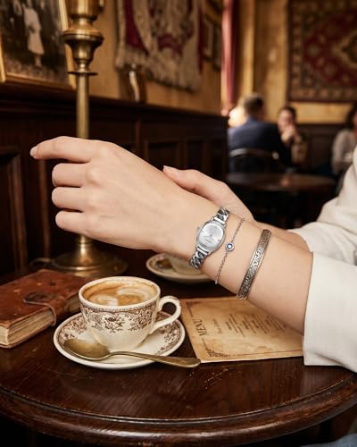 CIVO Women's Watches Gold Analogue: Oval Watch Dial Minimalist Waterproof – Women's Stainless Steel Bracelet Watch Gifts Birthday Valentine's Day