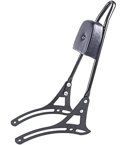FTKDMT Short Sissy Bar Backrest – Matte Black Steel Rear Passenger Rest For Honda Rebel 300/500 (2017-2023)