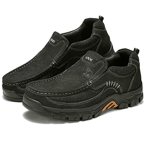 CAMEL CROWN Mens Loafers Slip On Loafer Leather Casual Walking Shoes