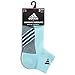 adidas Women's Climacool Superlite Low Cut Socks (3 Pack), Clear Aqua/Bold Onyx/White, Medium