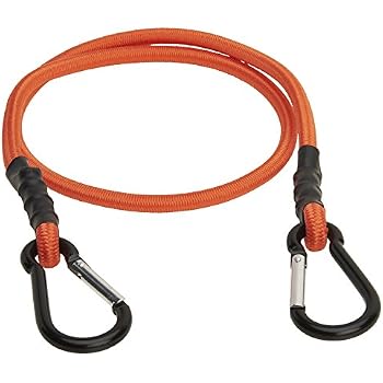 Keeper Bungee-Stretch-Kordel 81,3 Cm – Robuste Gummikordel Mit Haken, UV-geschützt, Schwarz